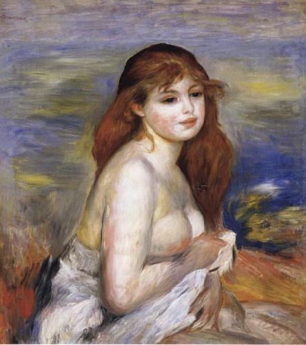 Pierre Renoir After the Bath(Little Bather) china oil painting image